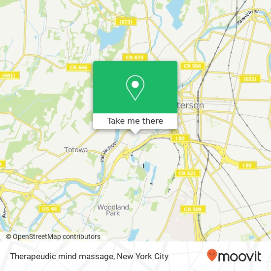 Mapa de Therapeudic mind massage
