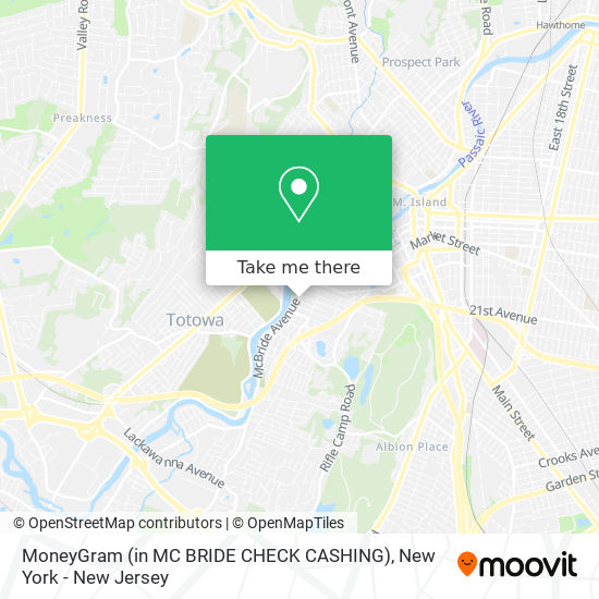 MoneyGram (in MC BRIDE CHECK CASHING) map