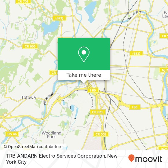 Mapa de TRB-ANDARN Electro Services Corporation