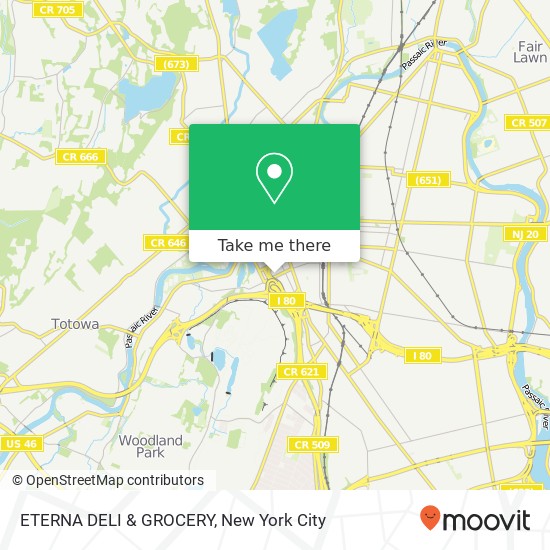 ETERNA DELI  & GROCERY map