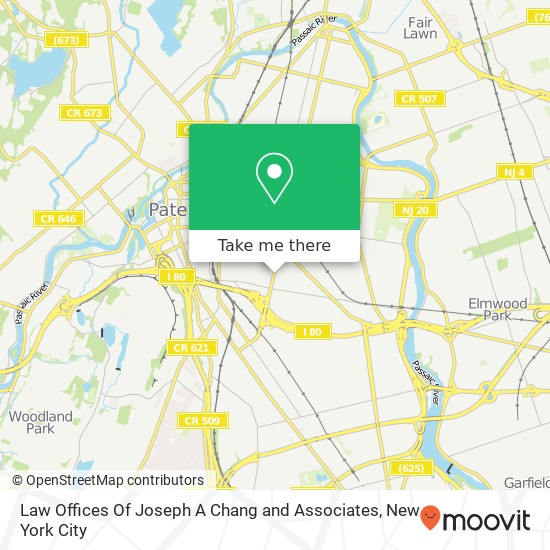 Mapa de Law Offices Of Joseph A Chang and Associates