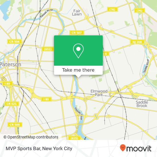 Mapa de MVP Sports Bar