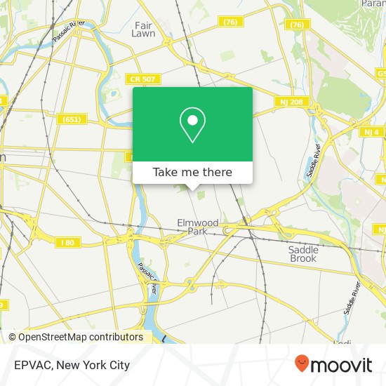 EPVAC map