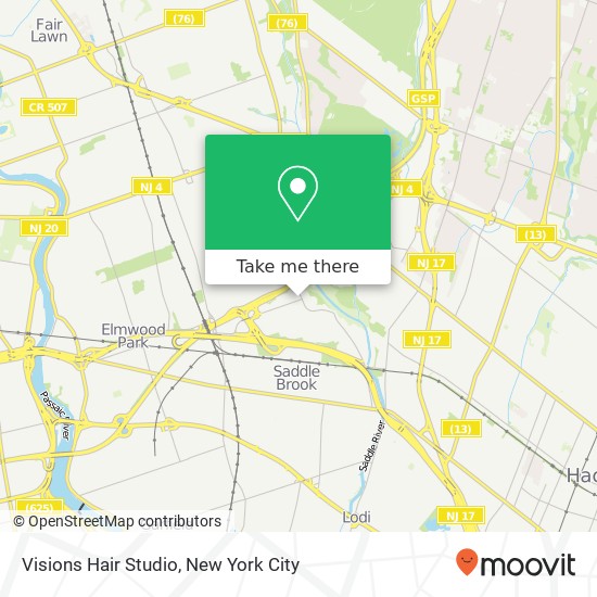 Visions Hair Studio map