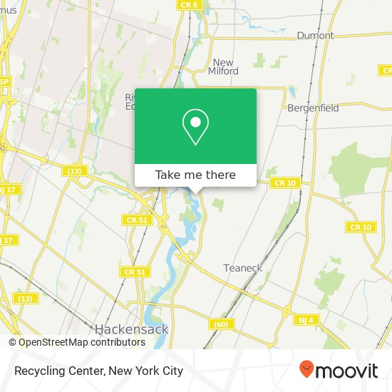 Mapa de Recycling Center