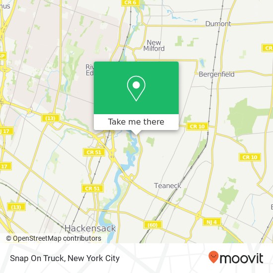 Snap On Truck map