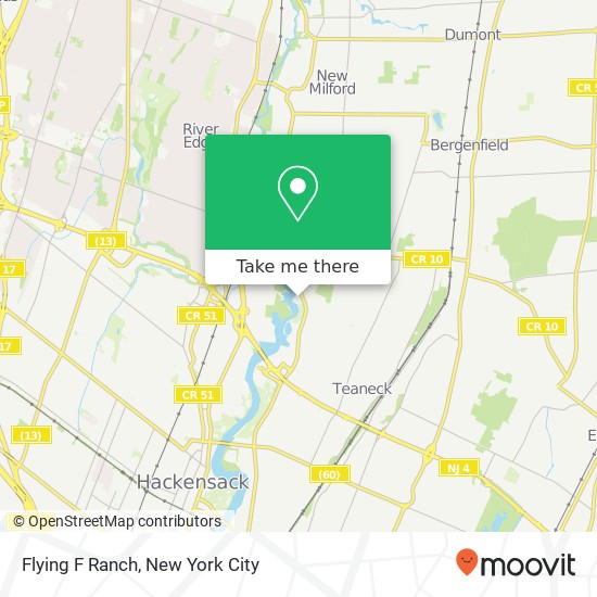 Mapa de Flying F Ranch