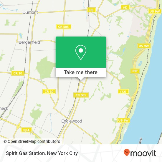 Mapa de Spirit Gas Station