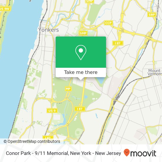 Mapa de Conor Park - 9/11 Memorial