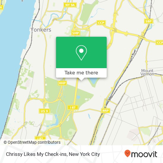 Chrissy Likes My Check-ins map