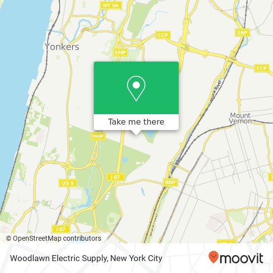 Woodlawn Electric Supply map