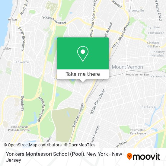 Yonkers Montessori School (Pool) map