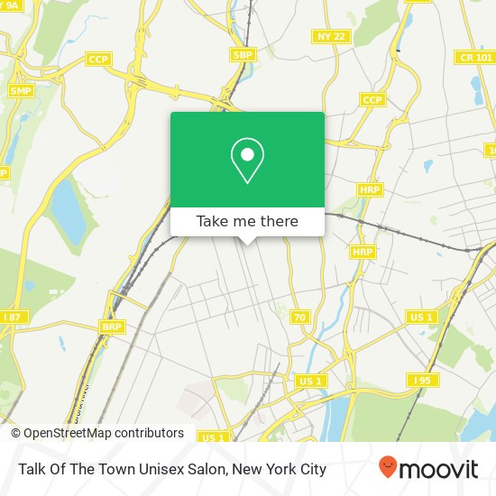 Talk Of The Town Unisex Salon map