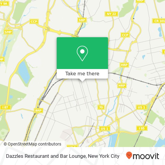 Mapa de Dazzles Restaurant and Bar Lounge