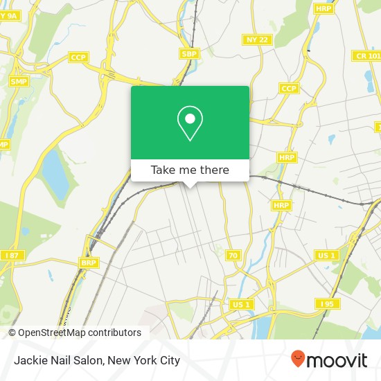 Mapa de Jackie Nail Salon