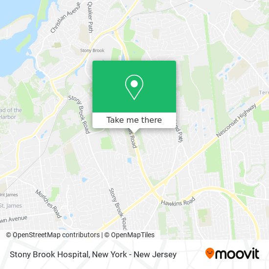 Stony Brook Hospital map