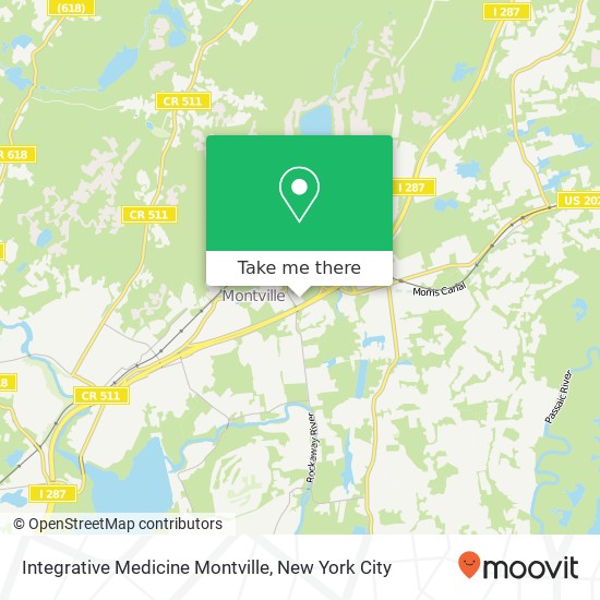 Mapa de Integrative Medicine Montville