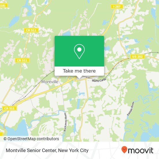 Mapa de Montville Senior Center