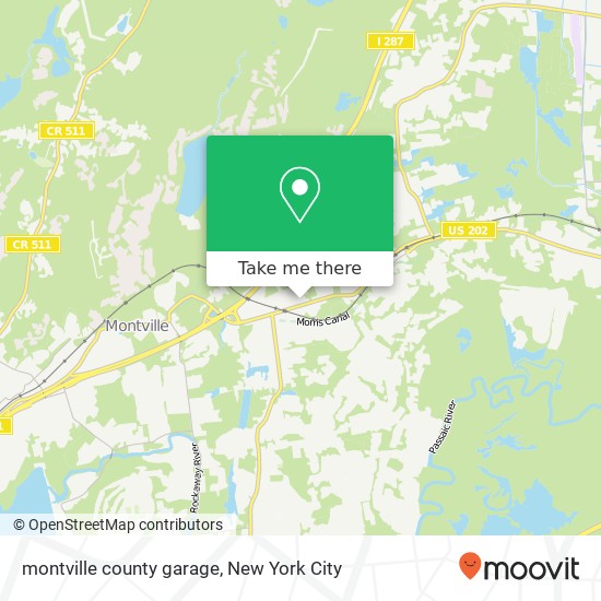 Mapa de montville county garage