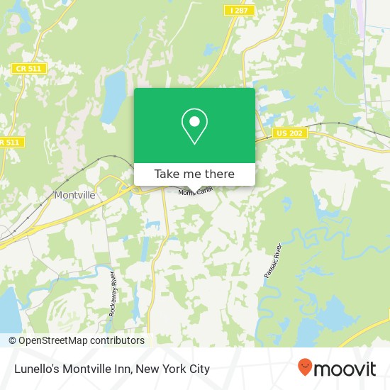 Mapa de Lunello's Montville Inn