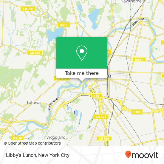 Mapa de Libby's Lunch