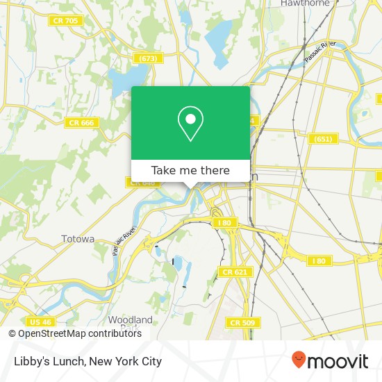 Libby's Lunch map