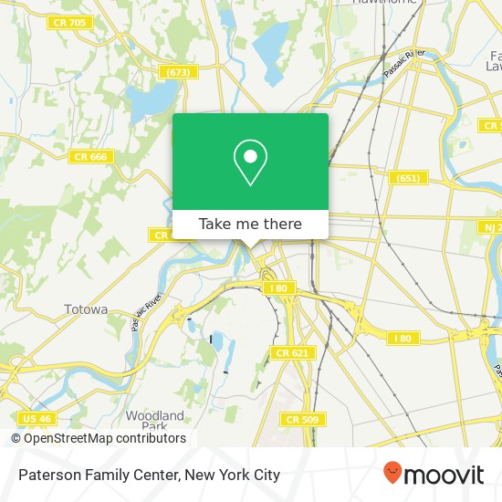 Mapa de Paterson Family Center