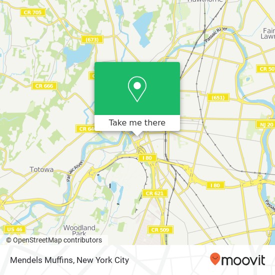 Mendels Muffins map