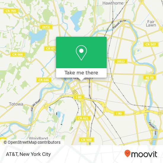 AT&T map