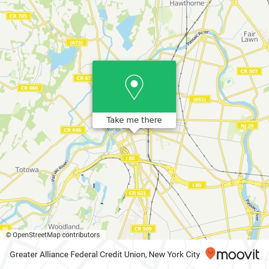 Greater Alliance Federal Credit Union map