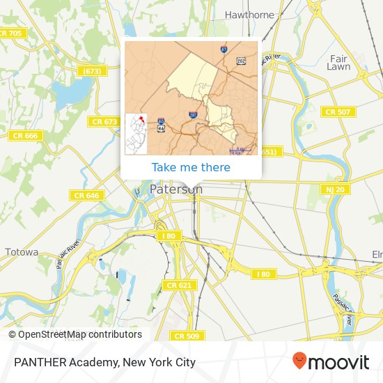 PANTHER Academy map