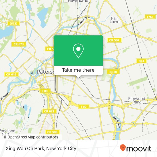 Mapa de Xing Wah On Park