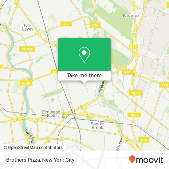 Mapa de Brothers Pizza