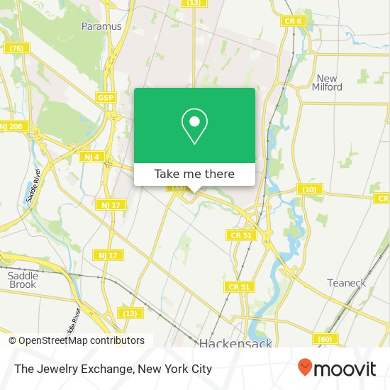 The Jewelry Exchange map