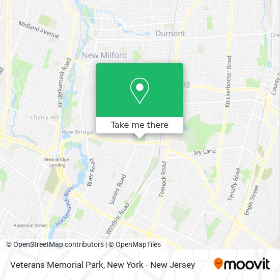 Mapa de Veterans Memorial Park