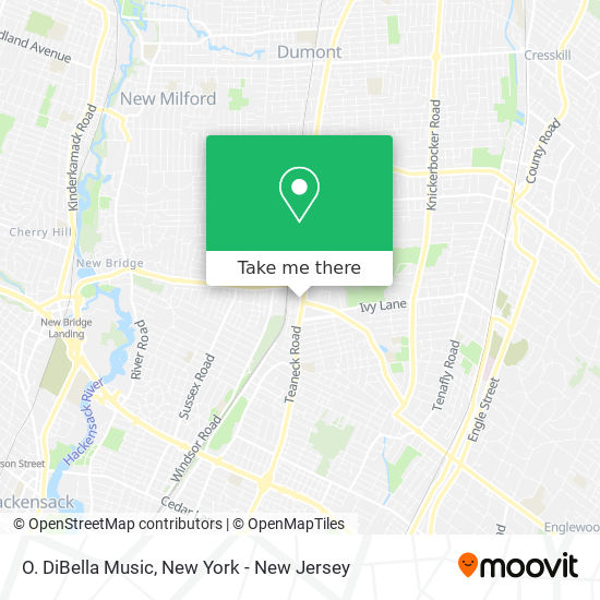 O. DiBella Music map