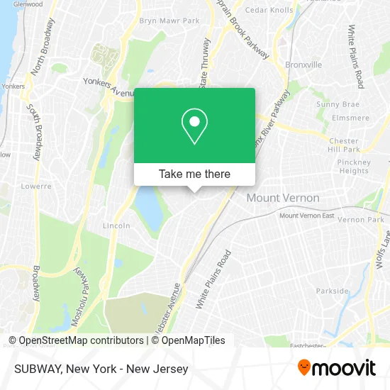 SUBWAY map