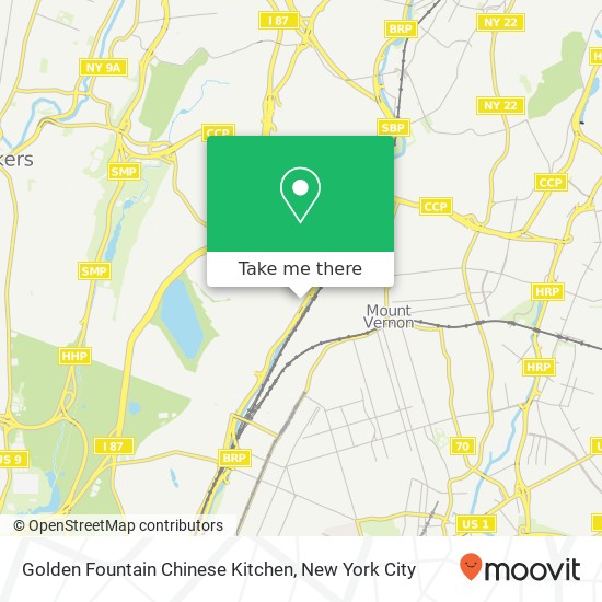 Golden Fountain Chinese Kitchen map