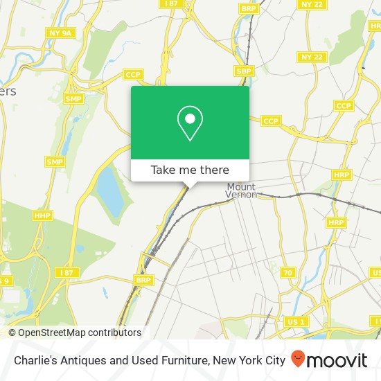 Mapa de Charlie's Antiques and Used Furniture