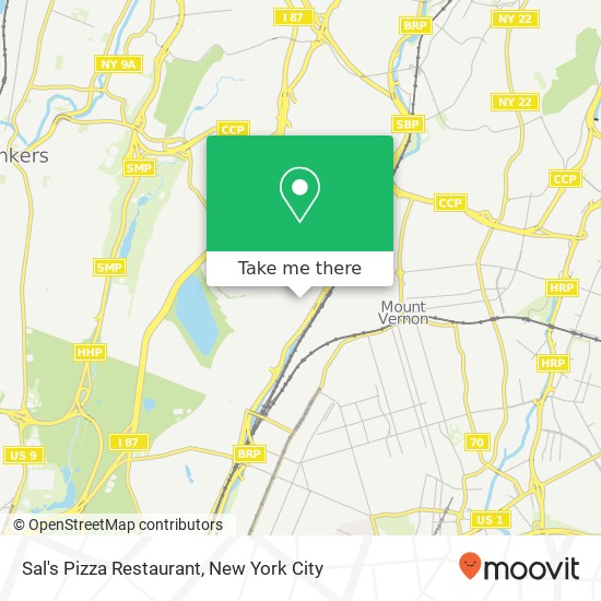 Sal's Pizza Restaurant map