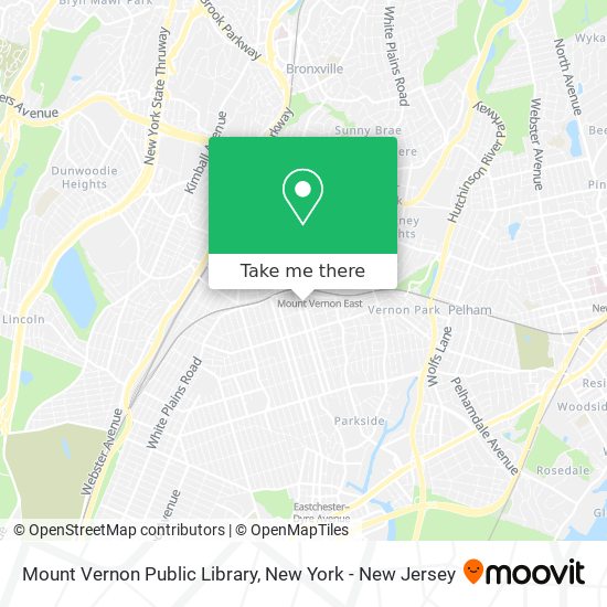 Mapa de Mount Vernon Public Library