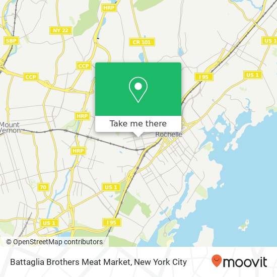 Mapa de Battaglia Brothers Meat Market