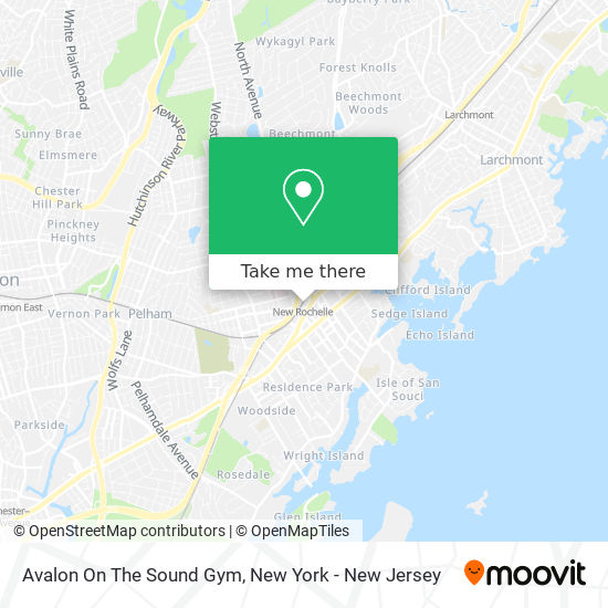 Mapa de Avalon On The Sound Gym
