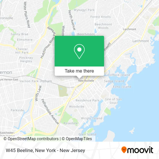 W45 Beeline map