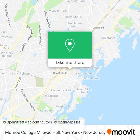 Monroe College Milevac Hall map