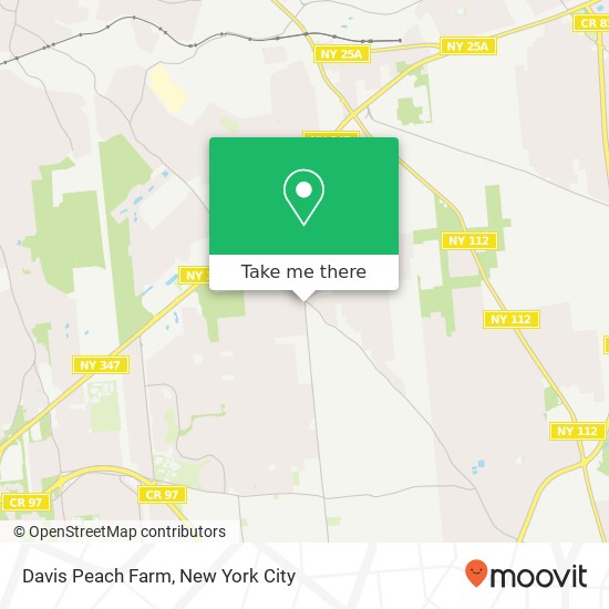 Davis Peach Farm map