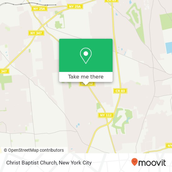 Christ Baptist Church map
