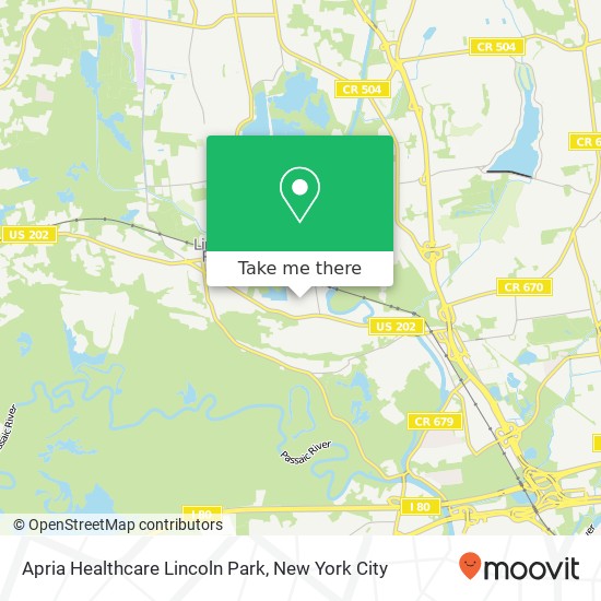 Apria Healthcare Lincoln Park map