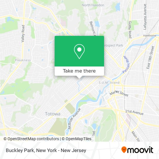 Mapa de Buckley Park