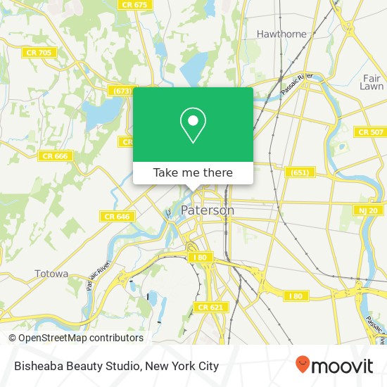 Bisheaba Beauty Studio map